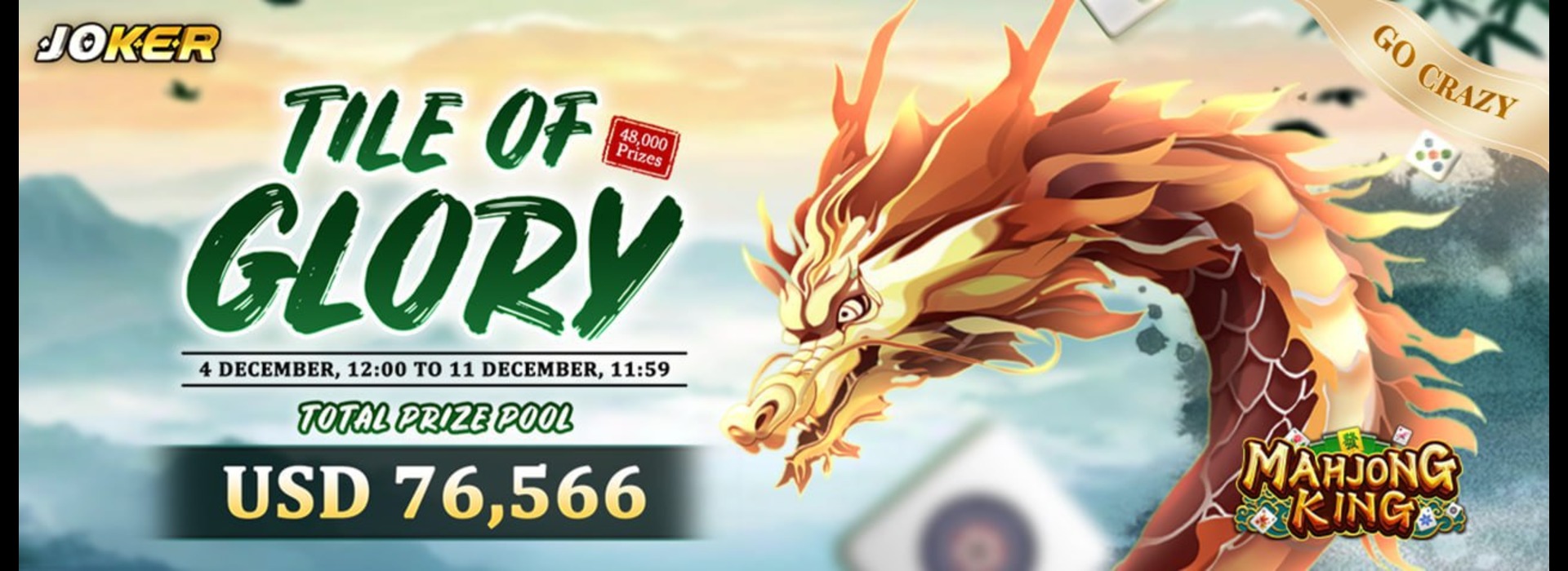 Tile of Glory : Joker Go-Crazy Competition